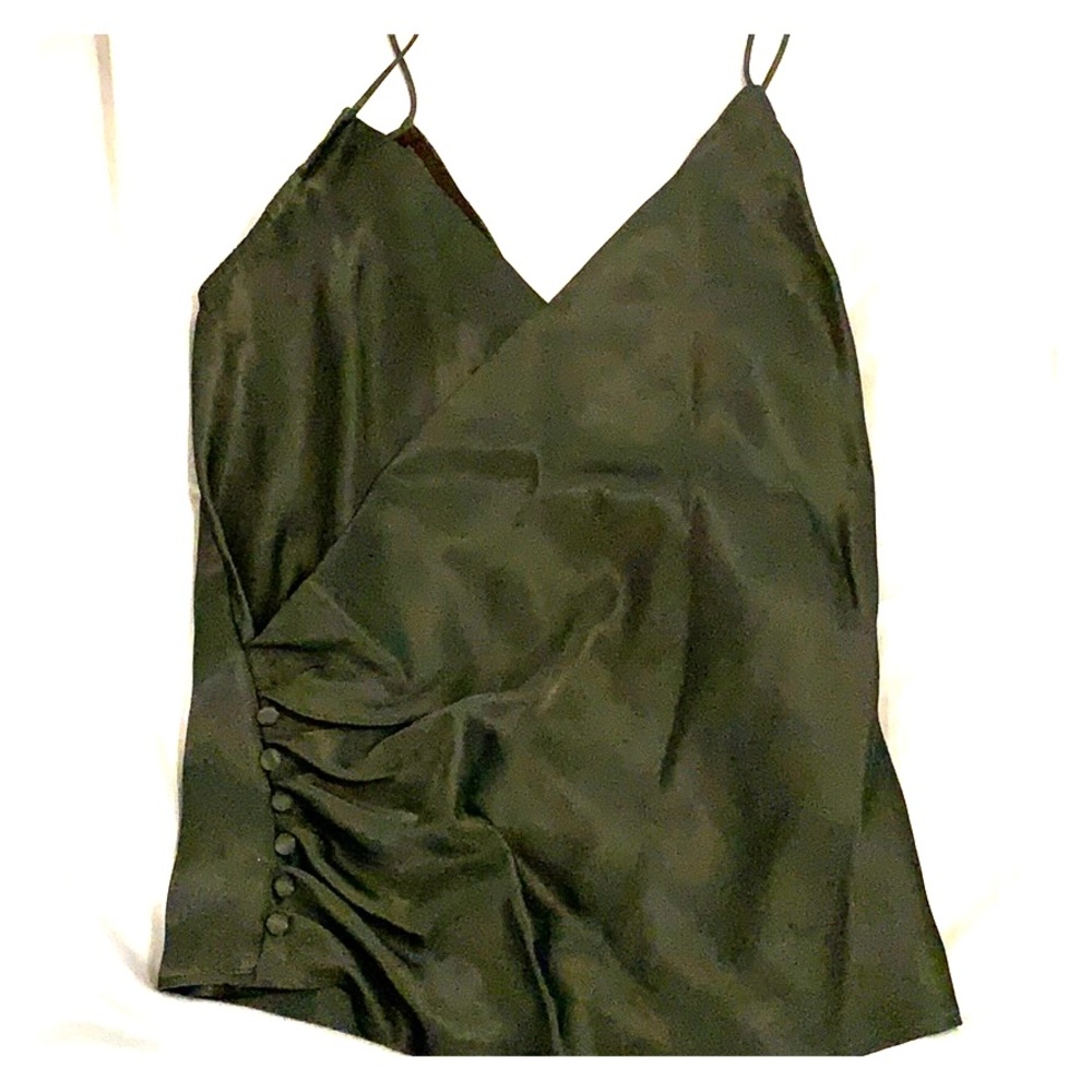 NWT Silky emerald green cami top